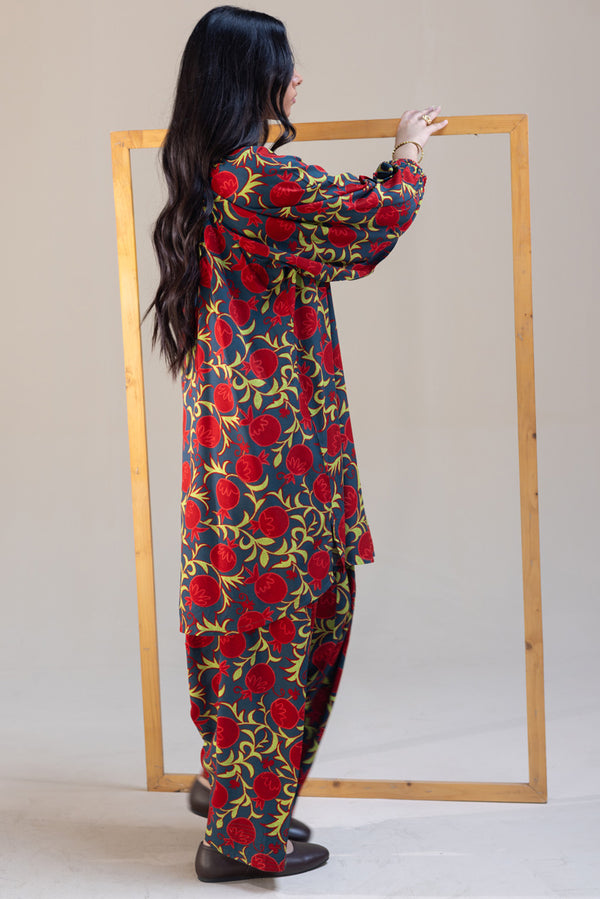 Anar Rang Suzani Set