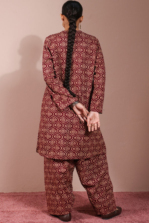 Ajrak Noir Grace Set