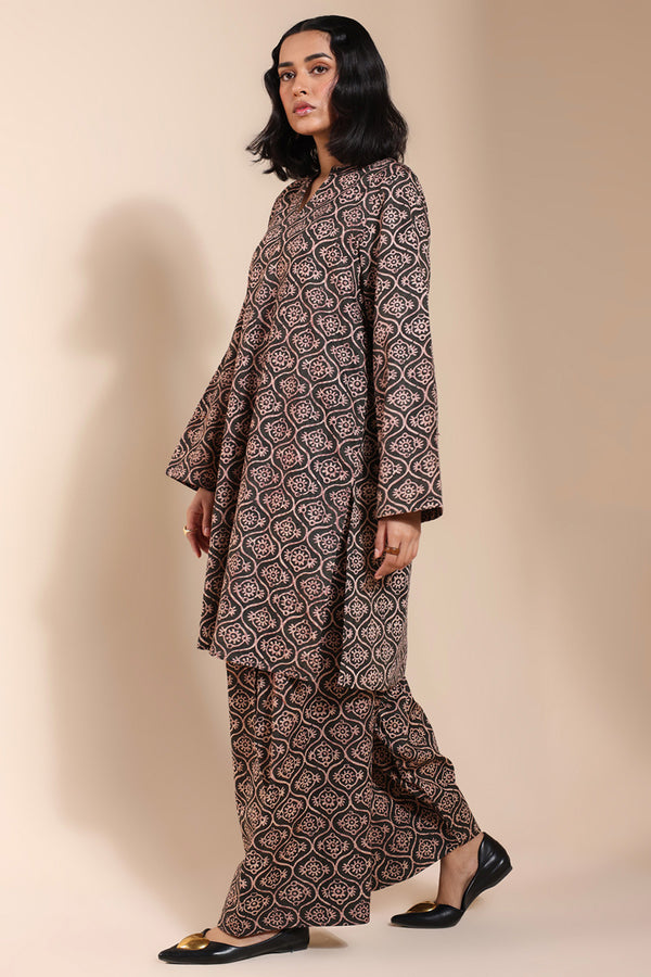 Ajrak Noir Grace Set