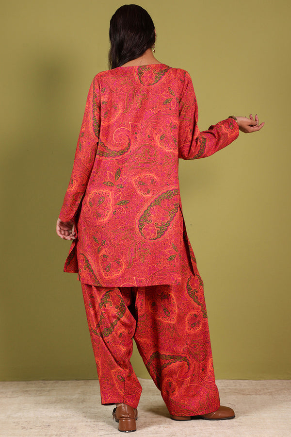 Jacquard Paisley Farshi Set