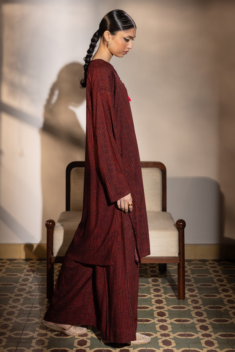 KanthaTukri Tassel-Edge Set