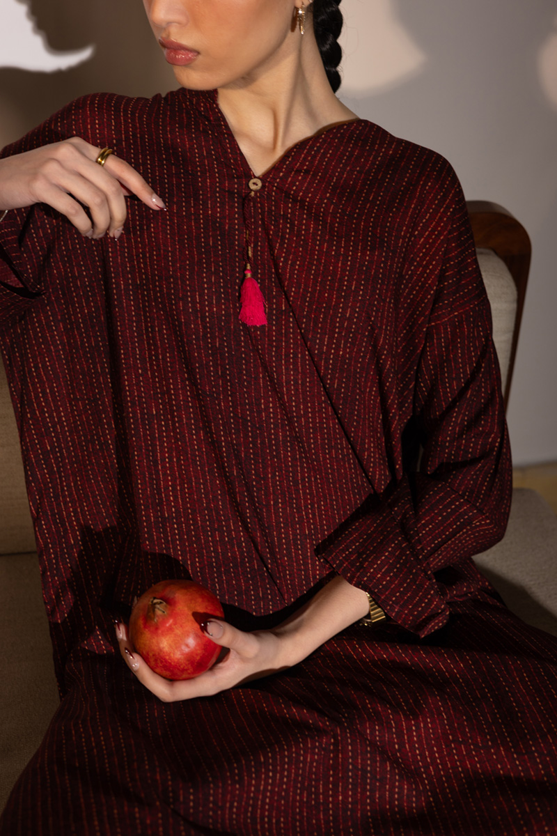 KanthaTukri Tassel-Edge Set