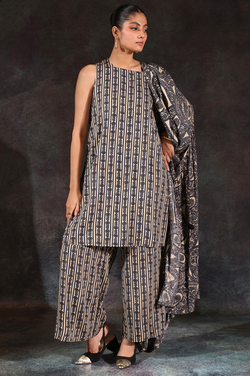 Aari Paisley 3-Piece Jama Set