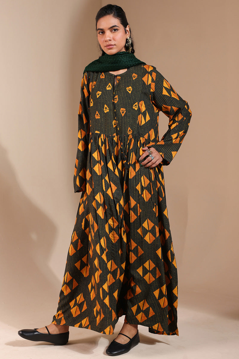 Kantha Tukri Dress