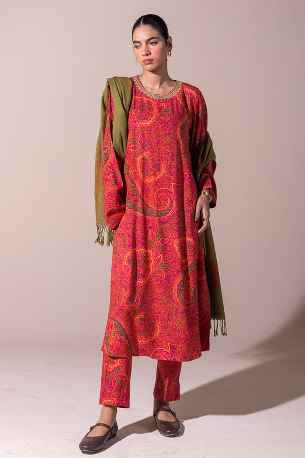 Gilded Jacquard Paisley Set