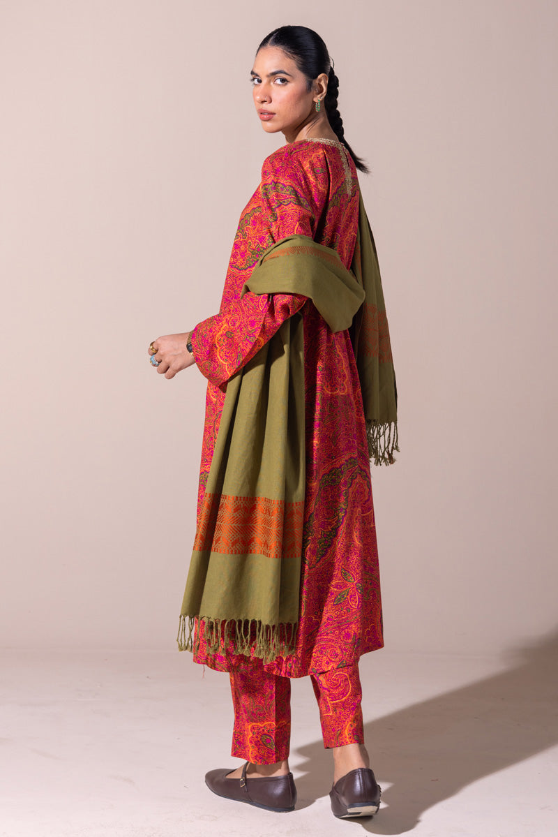 Gilded Jacquard Paisley Set