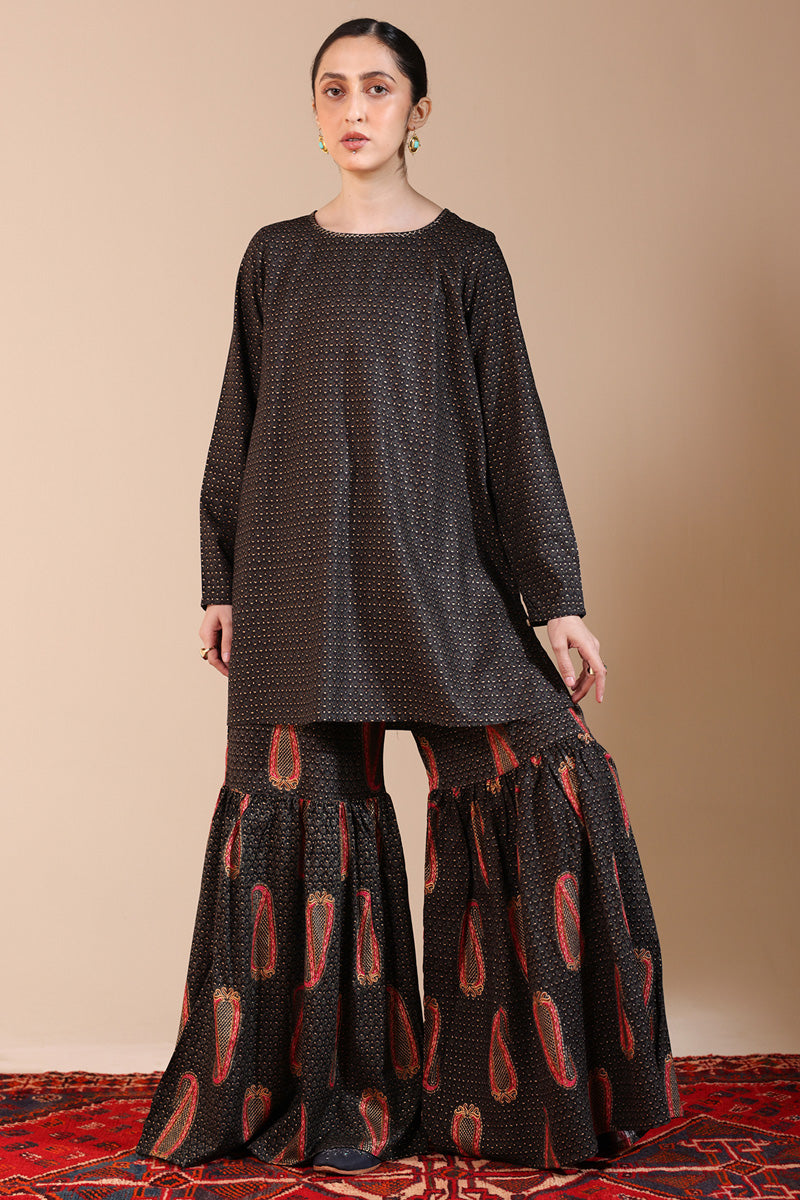 Thai Paisley Luxe Gharara Set