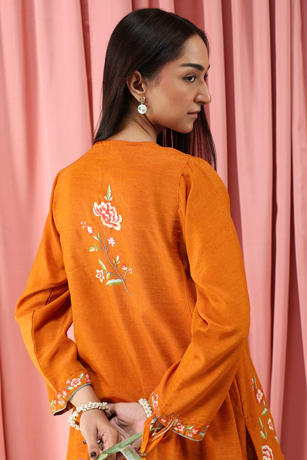 Floral Splendor Embroidered Set