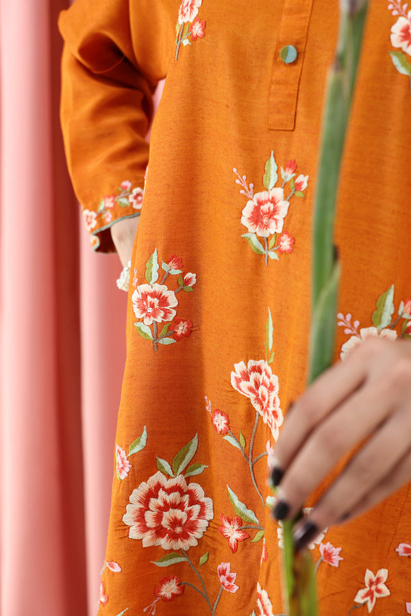 Floral Splendor Embroidered Set