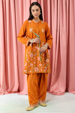 Floral Splendor Embroidered Set