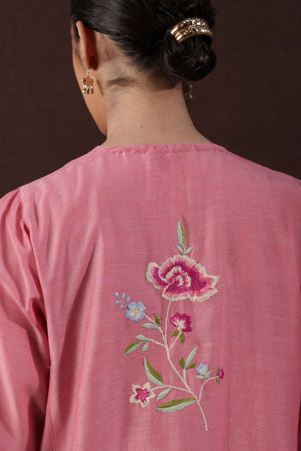 Floral Splendor Embroidered Set