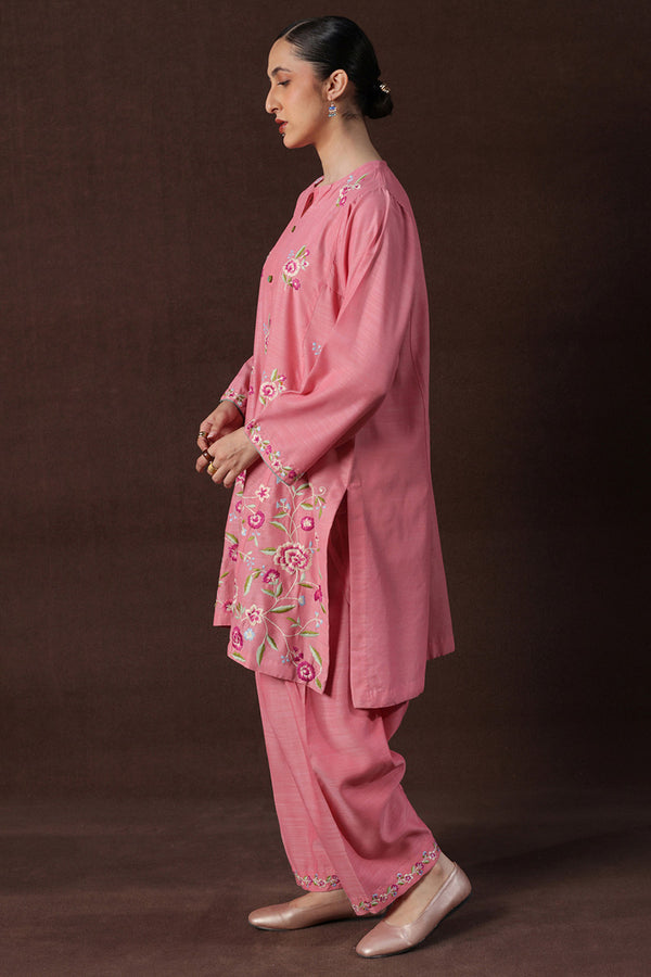 Floral Splendor Embroidered Set