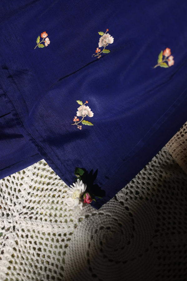 Embroidered Floral Splendor Set