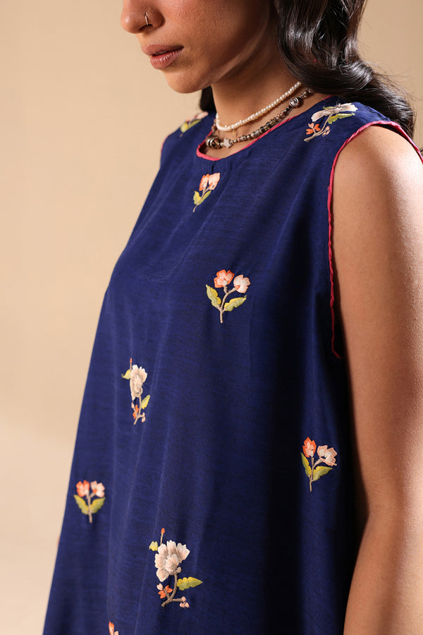 Embroidered Floral Splendor Set