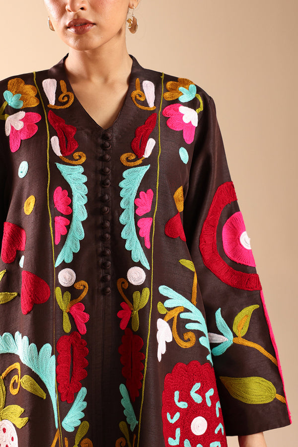 Embroidered Tajik Kurta