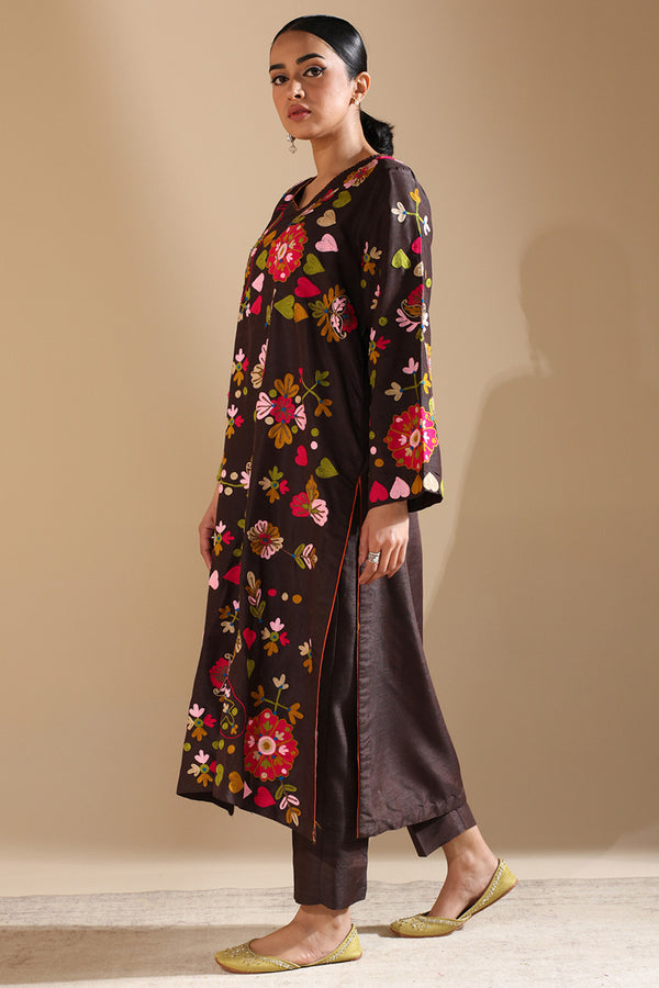 Folk Opulence Embroidered Set