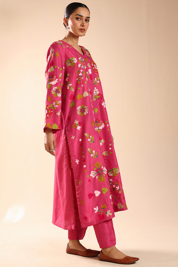 Folk Opulence Embroidered Set