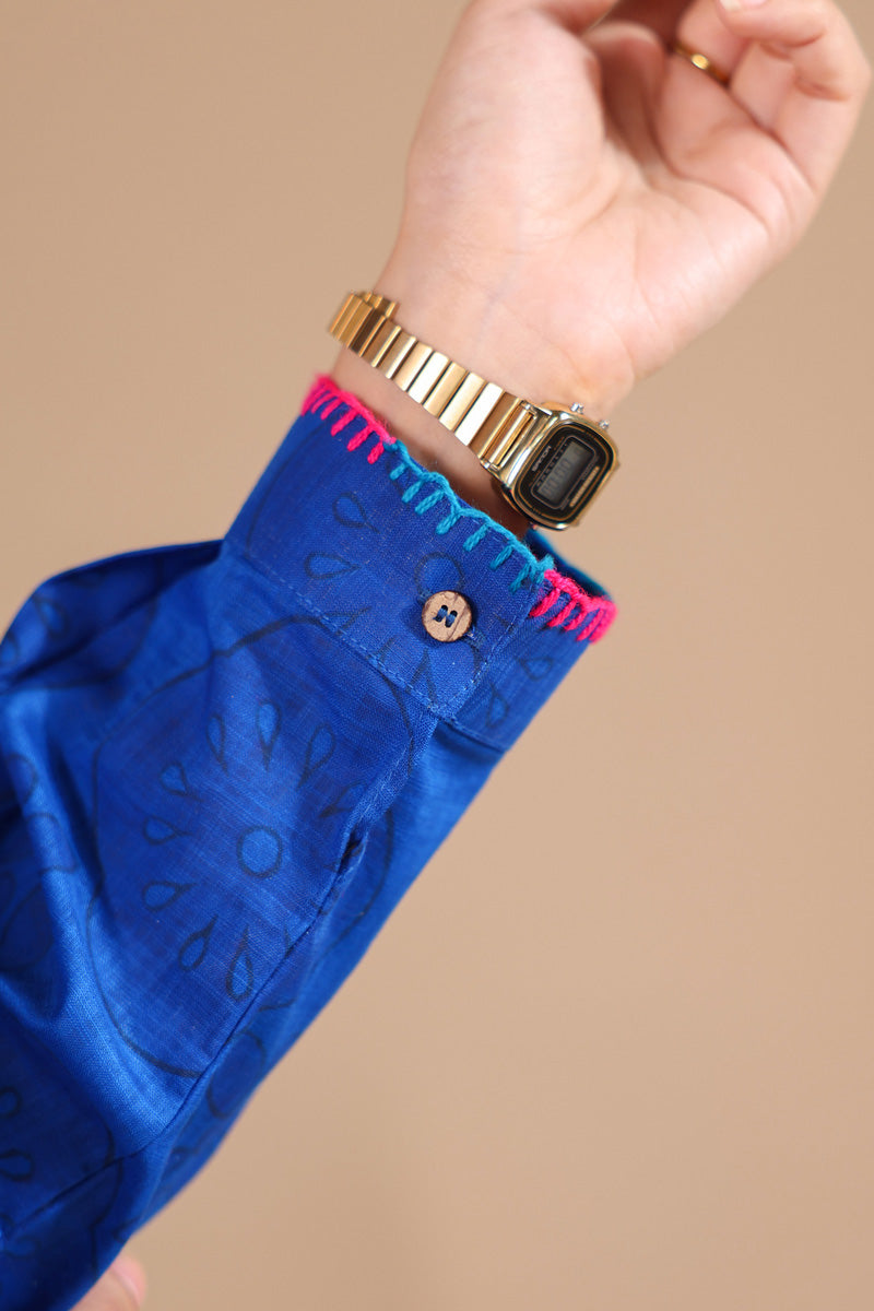 Wooden Block-Printed Set