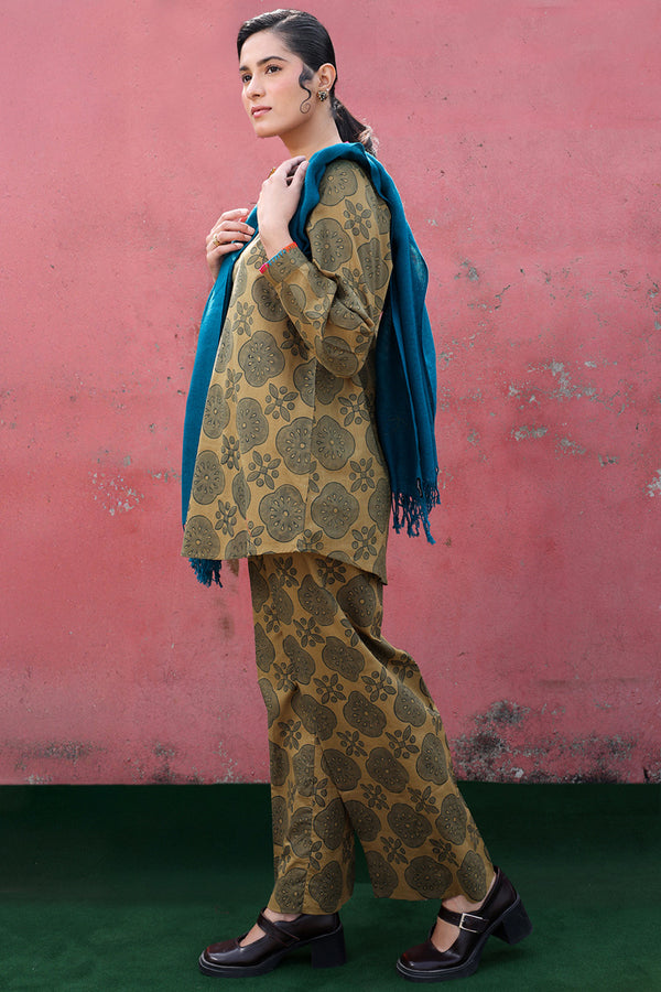 Wooden Block-Printed Set