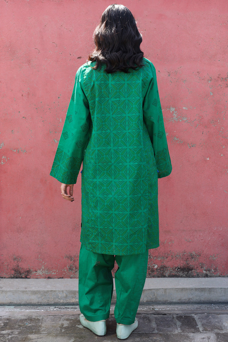 Wooden Block-Printed Set