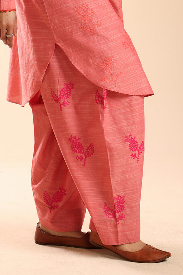 Dotted Embroidered Set