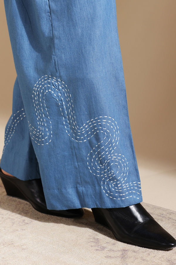 Embroidered Sashiko Co-Ord Set