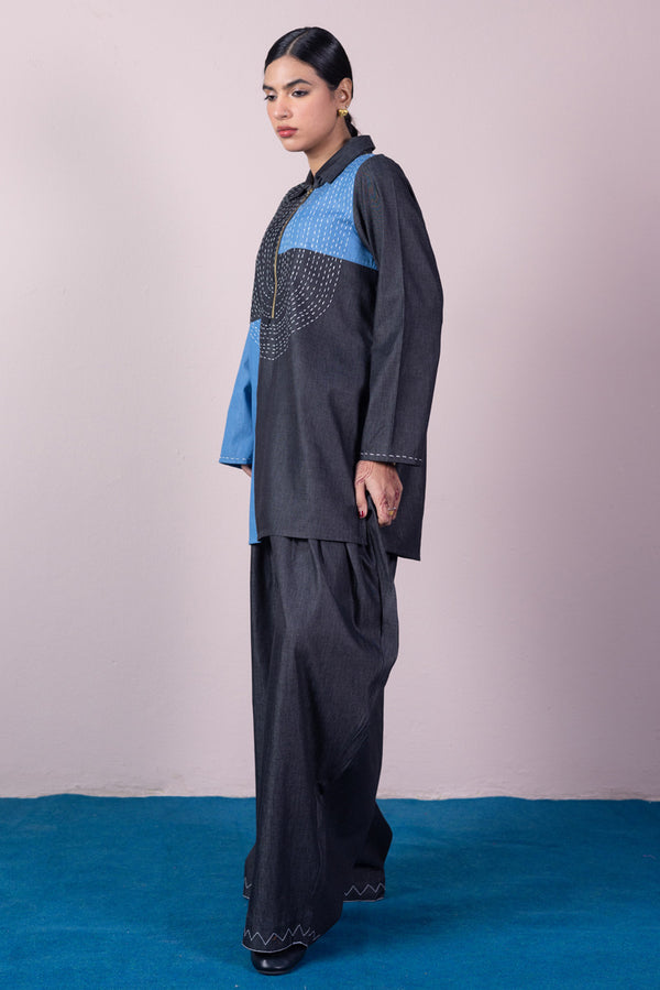 Color-Block Sashiko Set