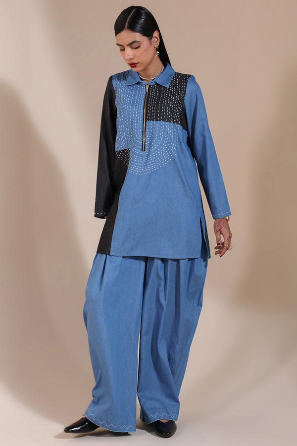 Color-Block Sashiko Set