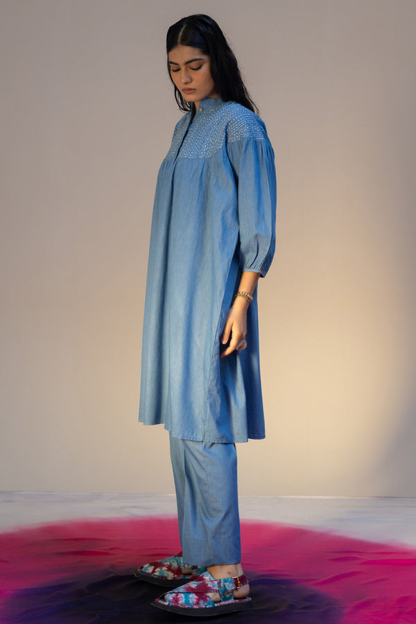 Sashiko Denim Co-Ord Set