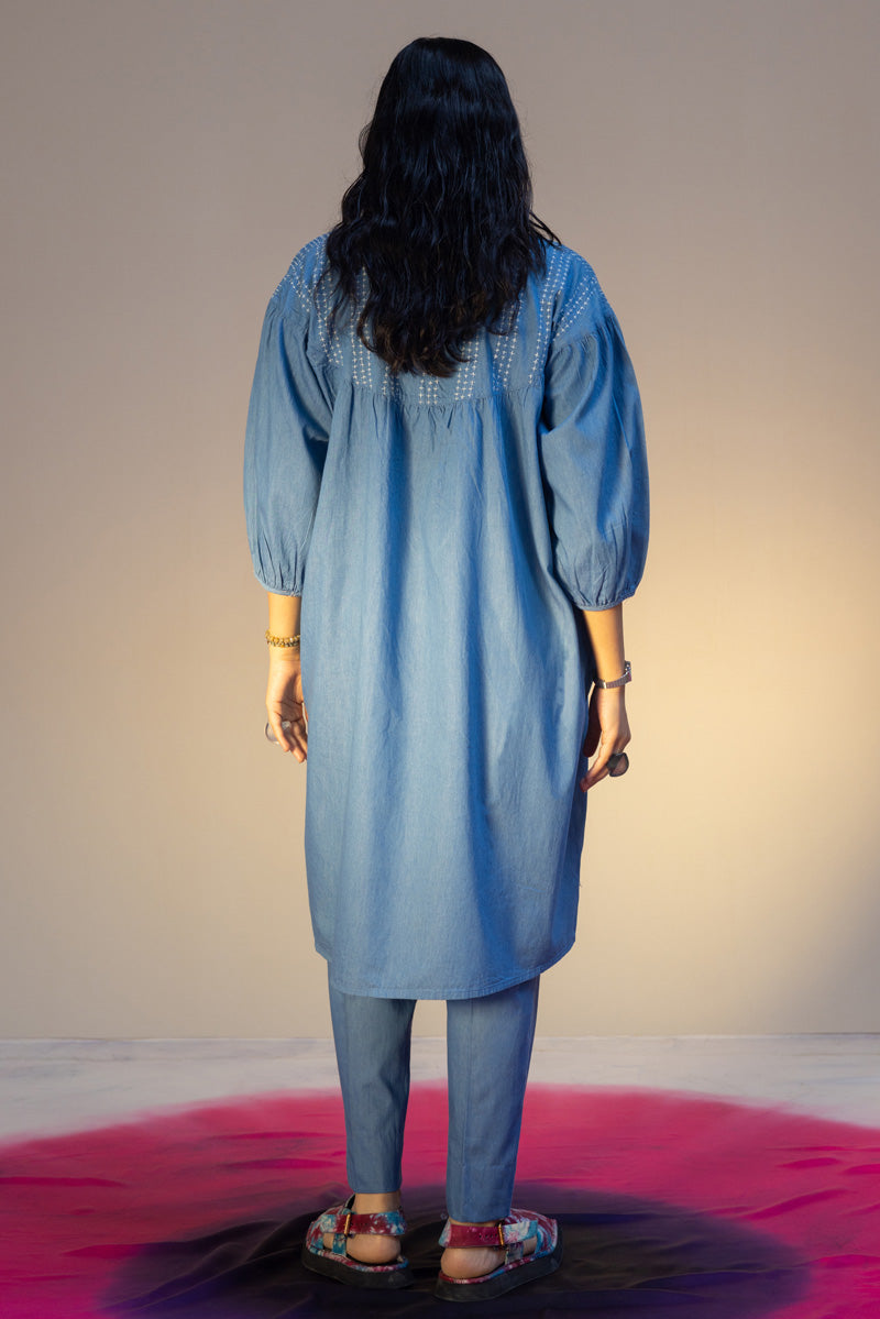 Sashiko Denim Co-Ord Set