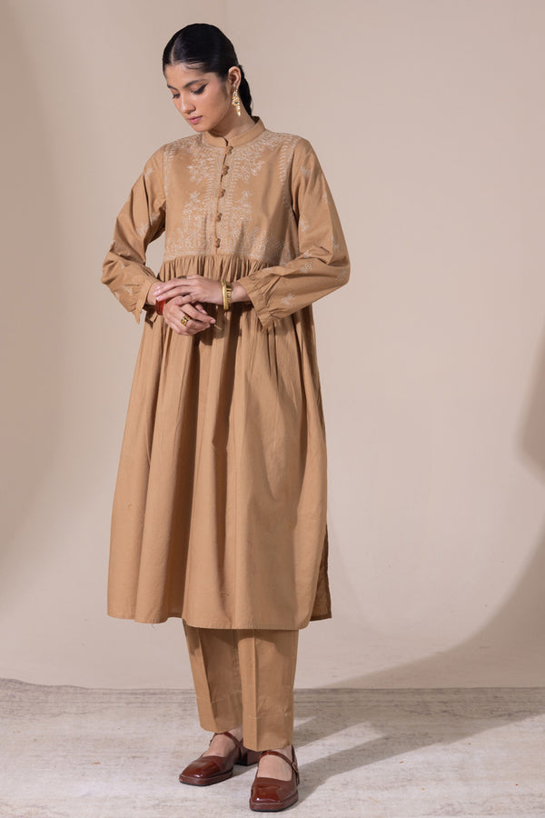 Embroidered Flared Timeless Set