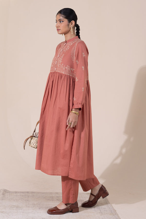 Embroidered Flared Timeless Set