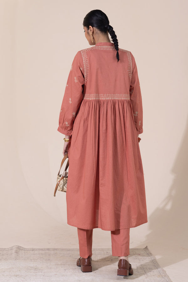 Embroidered Flared Timeless Set