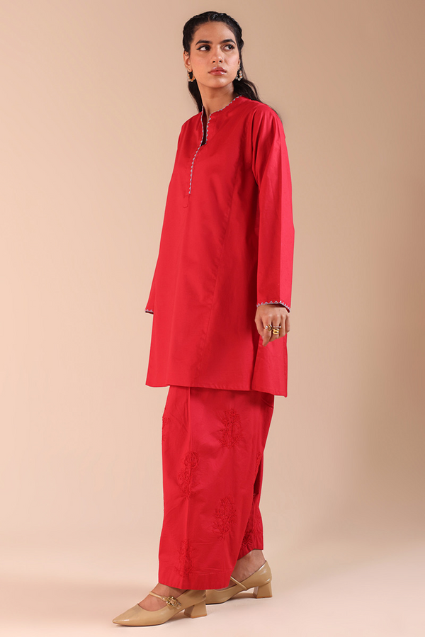 Tonal Embroidered Set