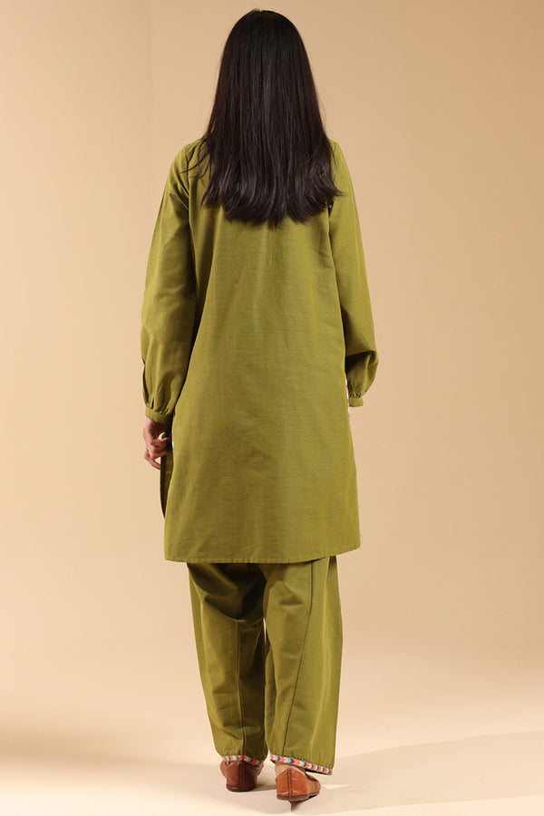 Embroidered Damask Duo-Set