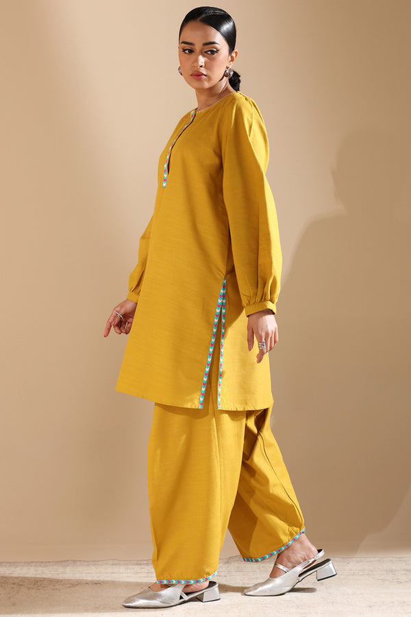 Embroidered Damask Duo-Set