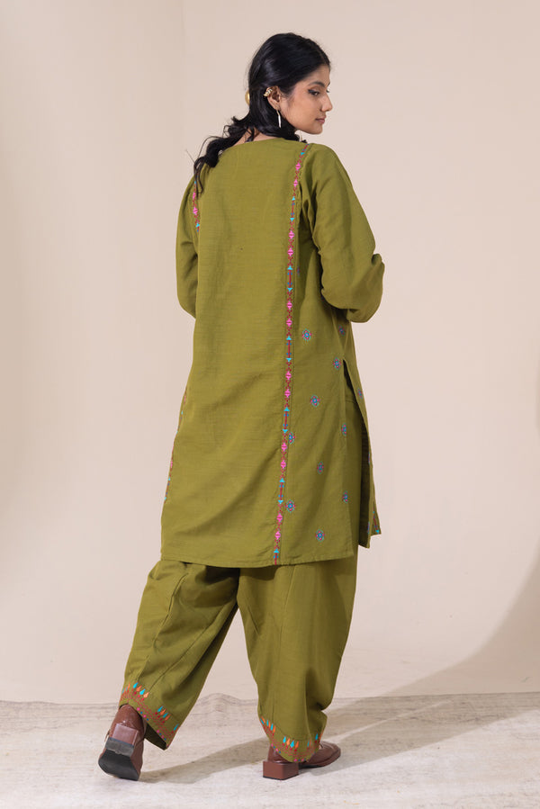 Embroidered Damask Hues Set