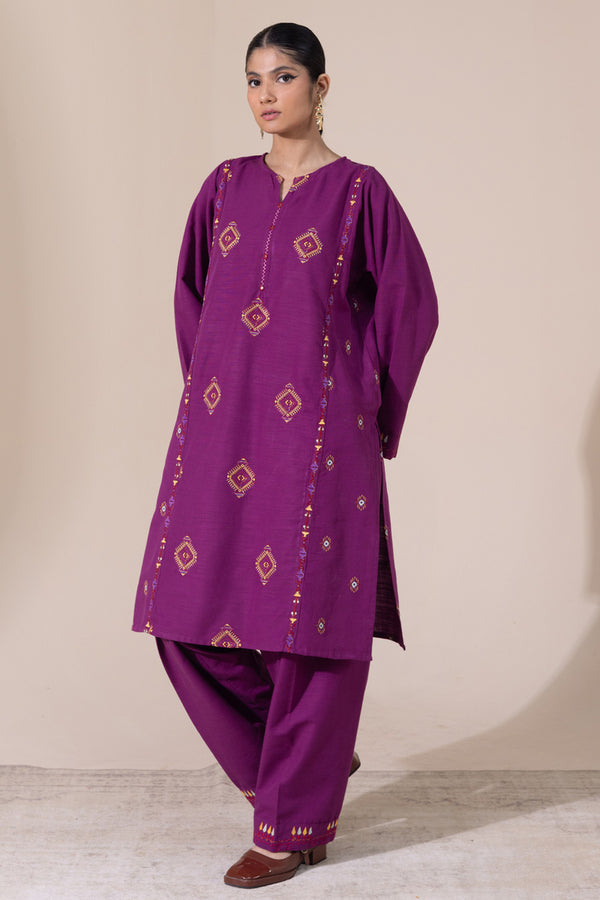 Embroidered Damask Hues Set