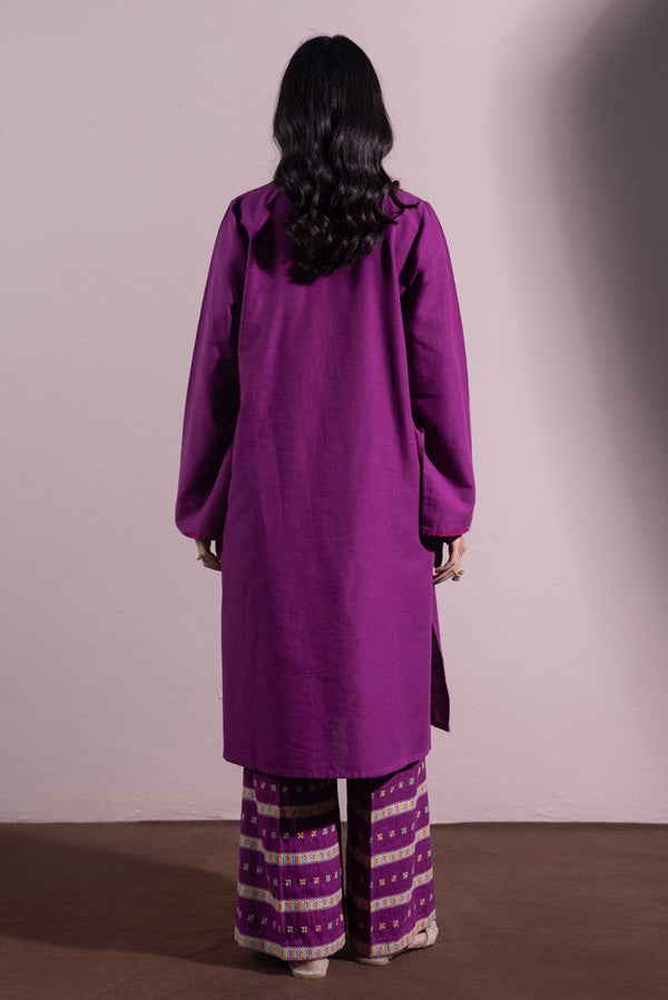 Damask Embroidered Set