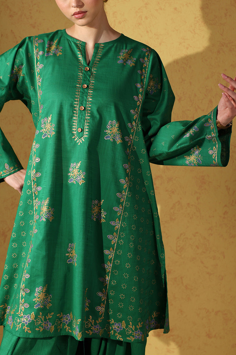 Gold Trace Block Printed Set
