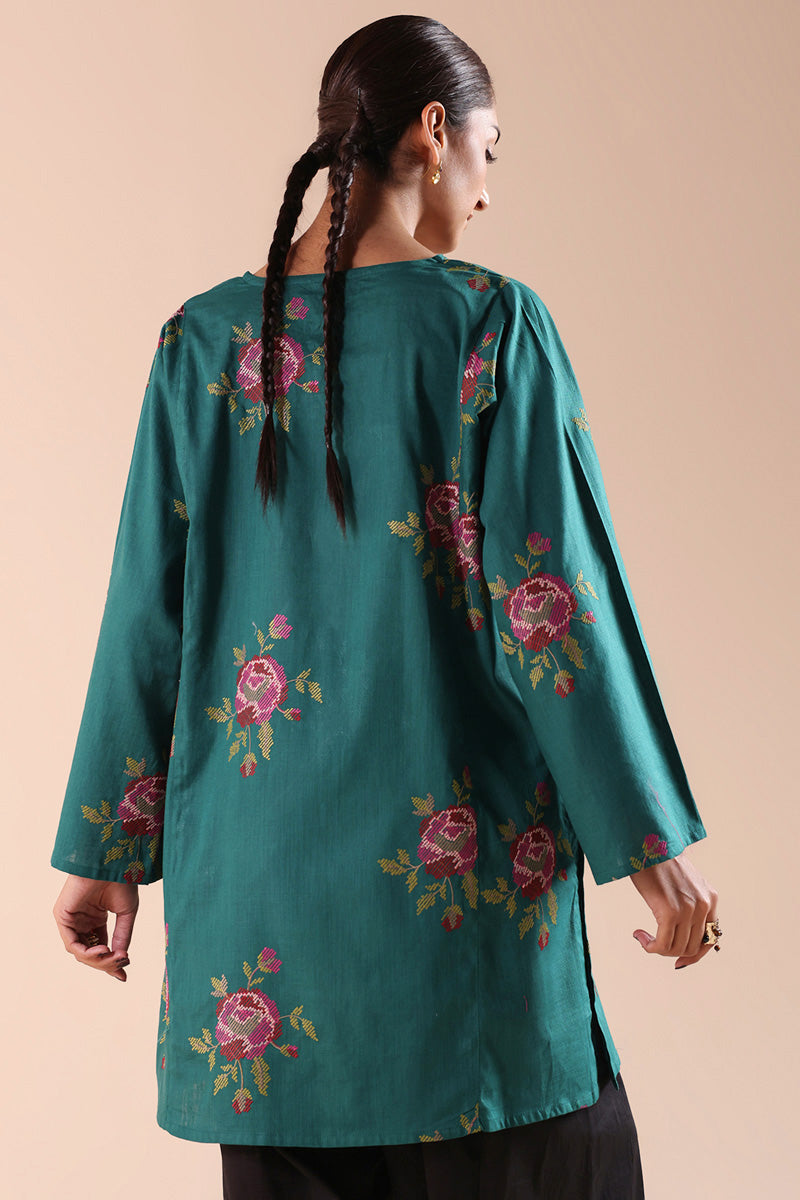 Embroidered Pixel Play Kurta