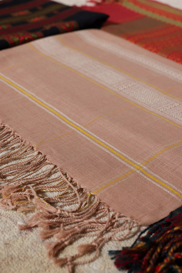 Tribal Stitch Jacquard Shawl