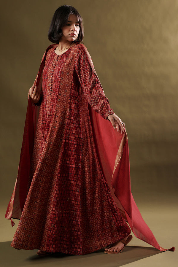 Naqsh-e-Ajrak 3-Piece Set