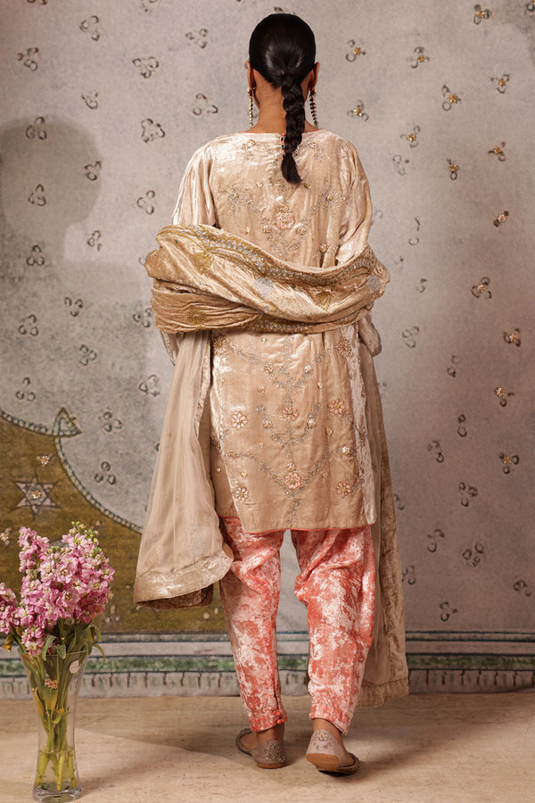 Velvet Bahaar 3-Piece Ensemble