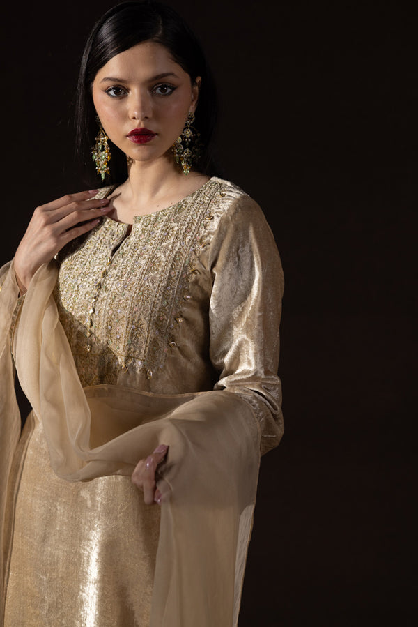 Resham-e-Khaas Velvet 3-Piece Set