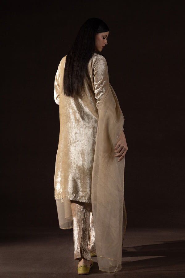 Resham-e-Khaas Velvet 3-Piece Set