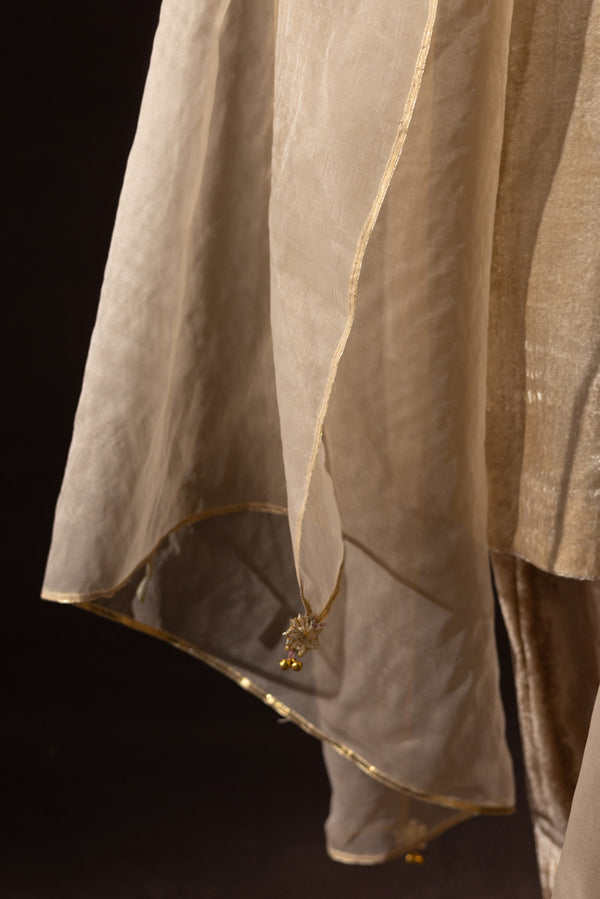 Resham-e-Khaas Velvet 3-Piece Set