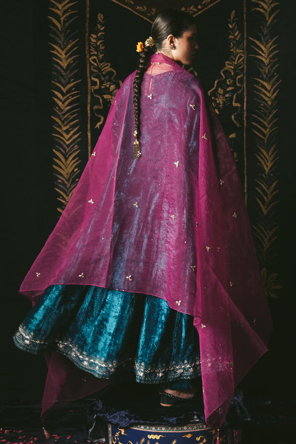 Jahaan Velvet Gota Set