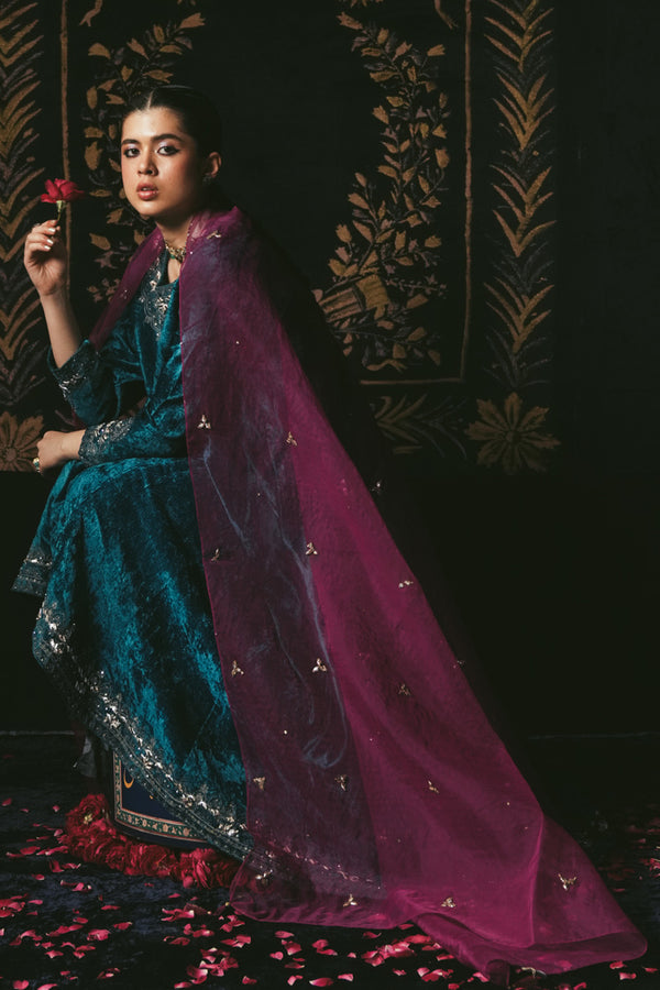 Jahaan Velvet Gota Set