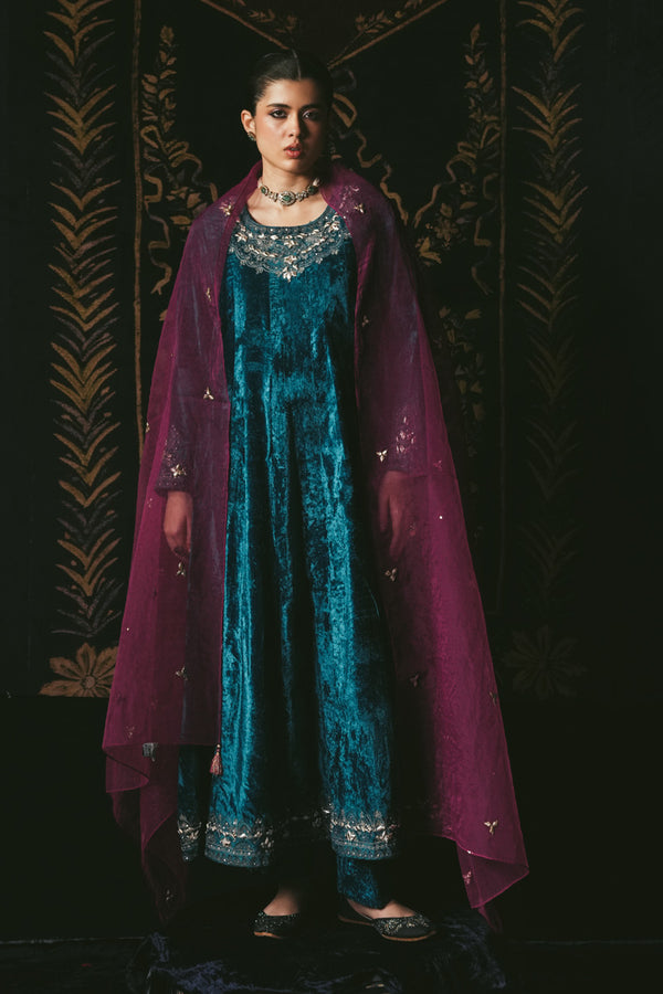 Jahaan Velvet Gota Set